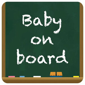 baby on board  fUC O[  XebJ[ V[ ` 13x13cm TCXebJ[ J[XebJ[ S΍ ӊN x ^]΍ h  O sNgTC \ ē Ԃ