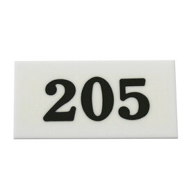 ナンバー札 205 UP357-205