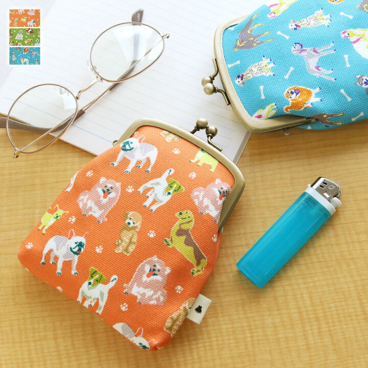 楽天市場】【在庫商品】がま口シガレットケース【Colorful Dog 