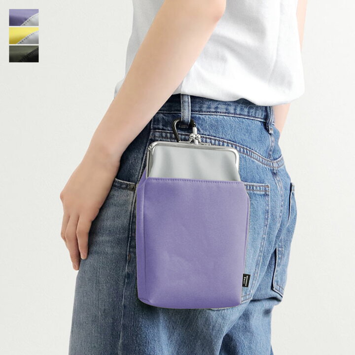 楽天市場 在庫商品 がま口スクエアチョークポーチ Sarei 2tone Nylon M便 1 2 ベルトポーチ ウエストポーチ メンズ レディース アウトドア 日本製 京都 ガマグチ がまぐち がま口の専門店 Ayanokoji