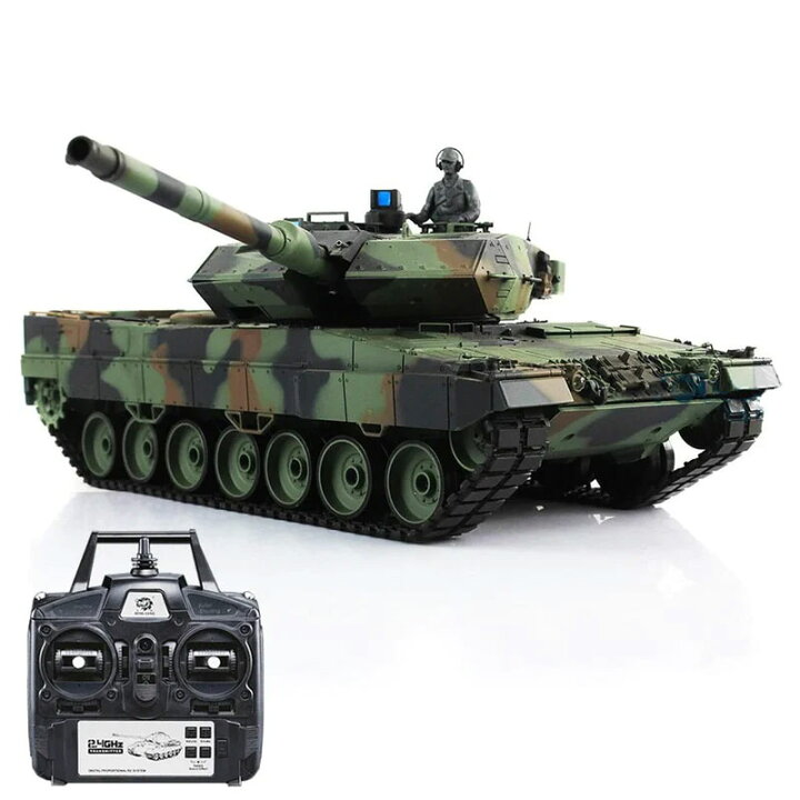 楽天市場】ラジコン戦車完成品ヘンロンHengLong 1/16 レオパルド2A6 