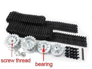 MatoToys Tiger1pL^sZbgiMetal Tracks & wheels for 1/16 Tiger I tankjMT001