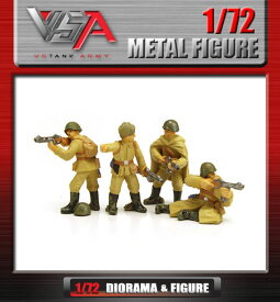 1/72 ソ連軍フィギュアセット（VsArmy 1/72 Metal Soviet Army Figure）A03102821