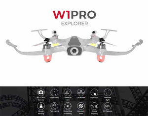 SYMA/�V�[�} SYMA W1�v�� 4K 5G WIFI�J����GPS FPV�N���b�h���[�^�[�I�v�e�B�J���t���[RC�h���[�� �N���b�h�R�v�^�[�E�o�b�e���[2��