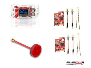 FuriousFPV -Trued-X RX for 2.4GHz �t���R���{ Full Combo for 2.4GHZ (1 truedX, 2 Antennas, 2 Vtx)�@FPV-COMBO-FULL24