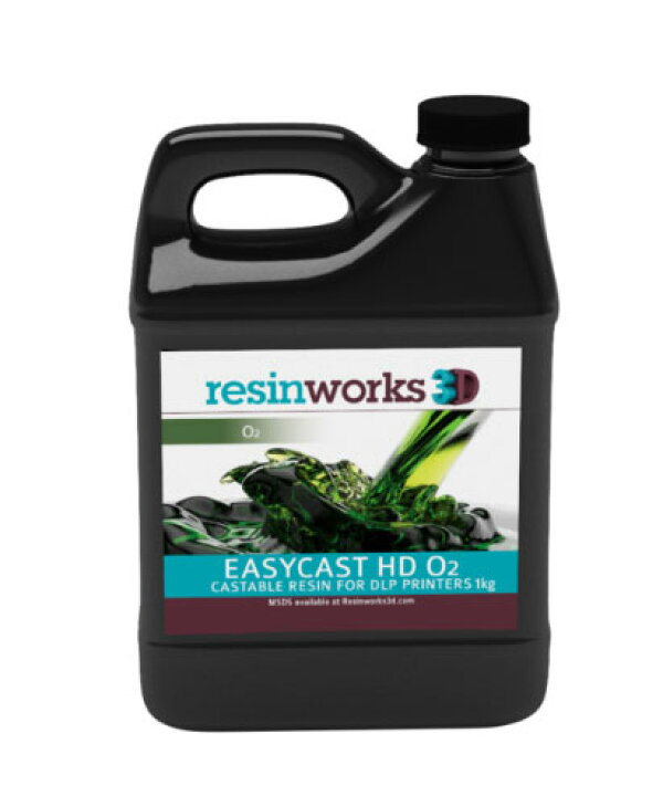 resinworks3D CCW EasyCast HDレジン-アンバー125g SLA光造形 3D 