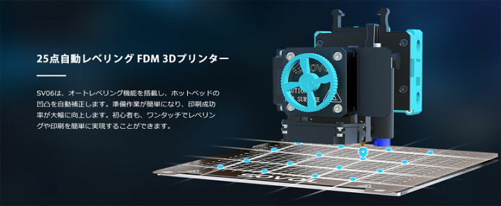 楽天市場】Sovol3D SV06 3Dプリンター （300°C高温印刷/25点自動 