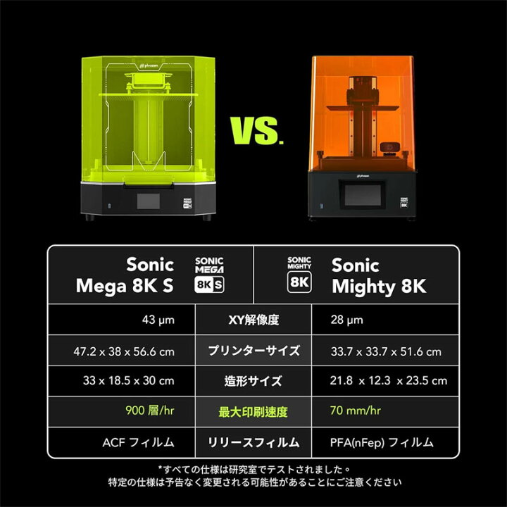 楽天市場】Phrozen Sonic Mega 8K-S 大型高解像度3Dプリンター【正規 