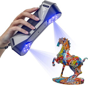 Creality CR-Scan Raptor 3D �X�L���i�[ 3D�v�����g�p�X�L���i�[ 0.02mm���x 60fps�}���`���C���u���[��NIR�R���V���[�}�[�n���h�w���h�X�L���i�[ �u���h�~�g���b�L���O 24�r�b�g �����t���J���[�X�L��