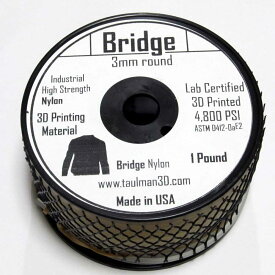 Nylon Bridge　3Dプリンタ専用ナイロン樹脂フィラメント（フィラメント直径：φ1.75/2.85mm）