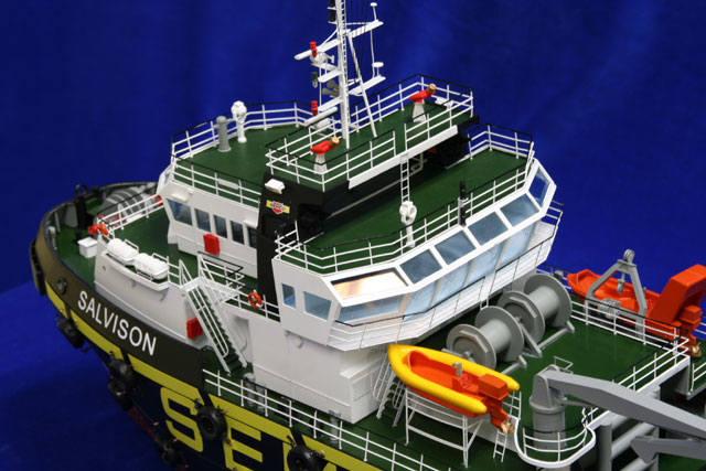 日本初の 船舶模型 タグボート 作業船 www.hallo.tv