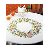 オリムパス　クロスステッチ　ししゅうキット　クッション＆テーブルセンター　テーブルセンター　ワイル…