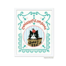 オリムパス　クロスステッチ　ししゅうキット　Shinzi Katoh Handicraft CROSS-STITCH KIT　Chaton Chaton Muzu （シャトン シャトン ムズ）　7499