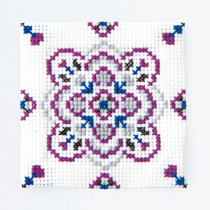 オリムパス クロス・ステッチコースターMystyle 第二弾ししゅうキット 9097 アメジスト