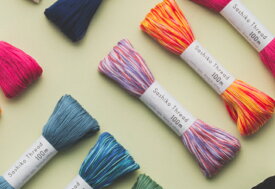 Olympus(オリムパス)　刺し子糸　Sashiko Thread 100m〈ボカシ〉151番〜155番 新色　156,157 全7色〈ミックス〉171番〜174番 全4色 | 1かせ袋入り　大かせ