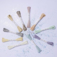 Olympus(オリムパス)　【新商品】 刺し子糸　Sashiko Lame　単色10色　1かせ袋入り40mSL1 , SL2 , SL3 , …