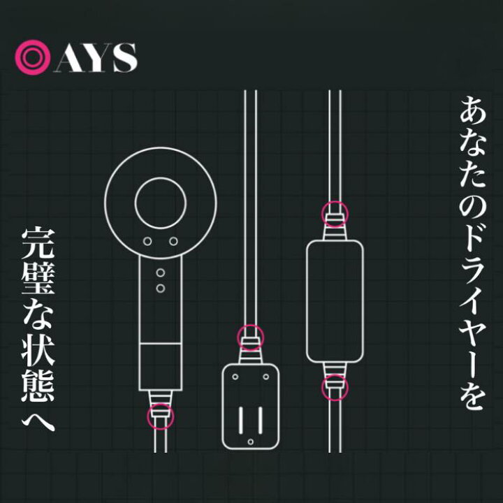 楽天市場】ダイソン ドライヤー 修理 dyson ヘアドライヤー HD01 HD03 