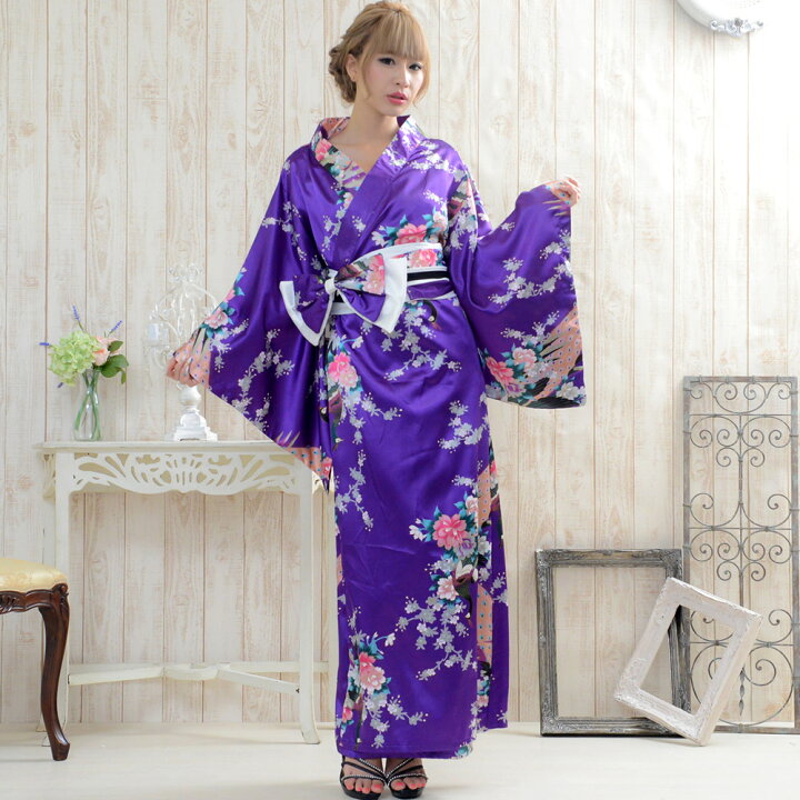 楽天市場】花魁 衣装 コスプ【cwa27-lon】0325 着物ドレス:ロング 
