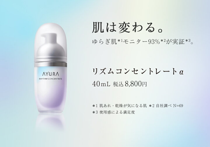 楽天市場】リズムコンセントレートα 美容液 40mL 肌のコンディションを  