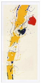 絵画・抽象画 Sam Francis Untitled,1985（Silkscreen)(サム・フランシス アンタイトル、1985（シルクスクリーン）)/額入 壁掛けアートは、リビングや玄関におすすめのインテリア。かわいい壁飾りはお部屋を癒やしてくれそう。プレゼントにも。 4Lサイズ おしゃれ 壁掛け 絵