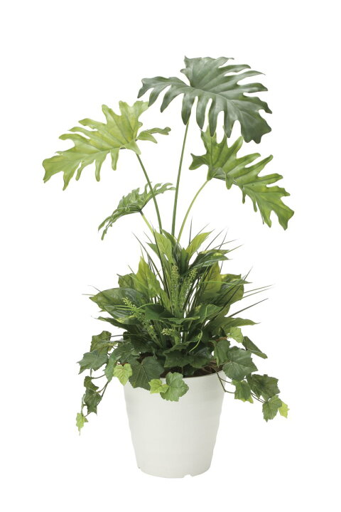 売り切れフェイクグリーン/観葉植物 【スプリット 90 植栽付き】 高さ  