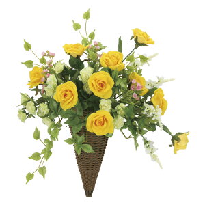 【抽選ポイント100%バック】アートフラワー 壁掛けシャインゴールド 〔壁掛けタイプ〕 光触媒 インテリア 部屋に飾る 花 おしゃれ 壁掛け ギフト 華やか 御祝 造花 プレゼント リビング 玄