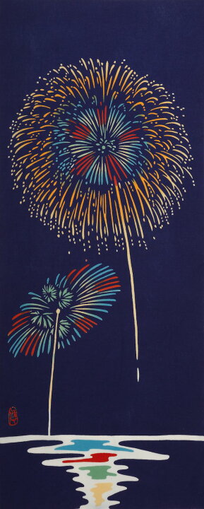 楽天市場 絵てぬぐい 絵画 花火メール便 手ぬぐい 手拭い タオル 歌舞伎 インテリア はんかち 伝統工芸 おしゃれ 飾る 高級 外国人 海外 ギフト プレゼント 祭り はちまき アート 日用品 和雑貨 3lサイズ 巣ごもり 絵画 壁飾り 風景専門店あゆわら