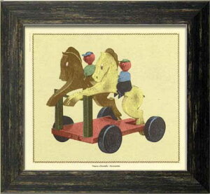 【抽選ポイント100%バック】絵画 イタリアン・ヴィタージュ・ポスター Nearco e Donatello-Movimentato 2 ニアコとドナテッロ・モビメンタート プレゼント 飾る アート おしゃれ 壁掛け 絵