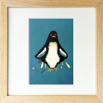 楽天市場】ペンギン（版画｜絵画）：アート・美術品・骨董品・民芸品 