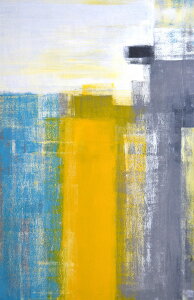 yI|Cg100obNzyGzA[gpl Teal and Yellow Abstract Art Painting/A[g Ǌ|  LoX rO  CeA v[g Mtg ۉ fUC 3LTCY 
