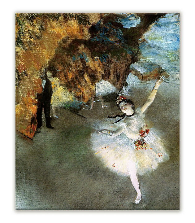 楽天市場 名画キャンバスアート エドガー ドガ 舞台の踊り子 Edgar Degas 額入り 額装込 風景画 絵画 絵 壁掛け アート リビング 玄関 トイレ インテリア かわいい 壁飾り 癒やし プレゼント ギフト アートパネル ポスター アートフレーム おしゃれ Sサイズ