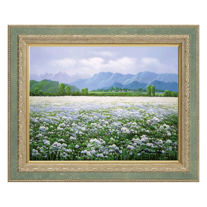 楽天市場】手描き油絵 室田 彰 長野戸隠高原 F6 画家本人手描き絵画/額 