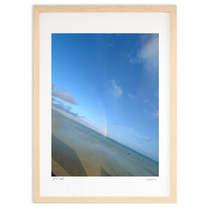 【抽選ポイント100%バック】版画 海の上の架け橋 (ヘムさん)インテリア 壁掛け 額入り 風景画 ポスター アート リビング 玄関に飾る 風水 プレゼント モダン アートフレーム