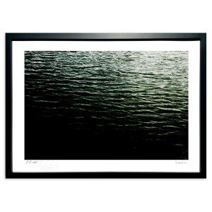 版画 黒くゴツゴツした海 (yu_)インテリア 壁掛け 額入り 風景画 ポスター アート リビング 玄関に飾る 風水 プレゼント モダン アートフレーム