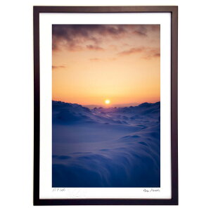 �ŉ� The Snowfield Sunset ? ����̐Î�ɔR���z (Hiro Morioka)