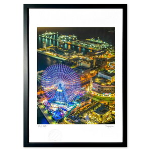 【作家からの作品説明】横浜みなとみらい夜景ウォーターフロント都市・横浜の中心地みなとみらい地区は、開&