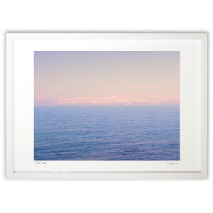 版画 張碓の海 (スノーバニラ)インテリア 壁掛け 額入り 風景画 ポスター アート リビング 玄関に飾る 風水 プレゼント モダン アートフレーム