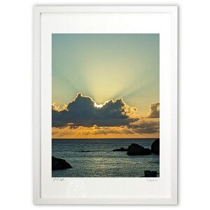 版画 未来は明るい (N9)インテリア 壁掛け 額入り 風景画 ポスター アート リビング 玄関に飾る 風水 プレゼント モダン アートフレーム