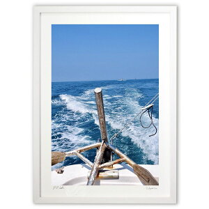 版画 俺の海2 (mitan)インテリア 壁掛け 額入り 風景画 ポスター アート リビング 玄関に飾る 風水 プレゼント モダン アートフレーム