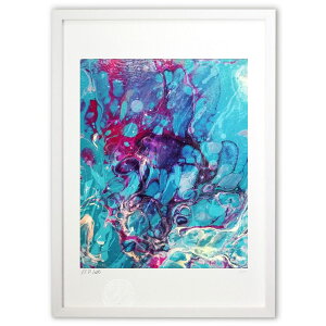版画 空 (Yアート)インテリア 壁掛け 額入り 風景画 ポスター アート リビング 玄関に飾る 風水 プレゼント モダン アートフレーム