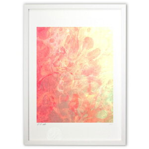 版画 訪れ (Yアート)インテリア 壁掛け 額入り 風景画 ポスター アート リビング 玄関に飾る 風水 プレゼント モダン アートフレーム