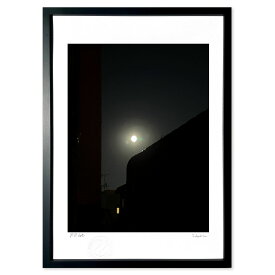 版画 つきる_01 (hiro)インテリア 壁掛け 額入り 風景画 ポスター アート リビング 玄関に飾る 風水 プレゼント モダン アートフレーム