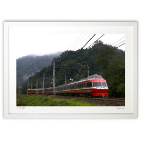 【スーパーSALE10％OFF】版画 写真 特急「はこね」（横） (C5348)インテリア 壁掛け 額入り 風景画 ポスター アート リビング 玄関に飾る 風水 プレゼント モダン アートフレーム