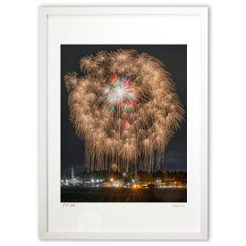 版画 片貝まつり (Kouki)インテリア 壁掛け 額入り 風景画 ポスター アート リビング 玄関に飾る 風水 プレゼント モダン アートフレーム
