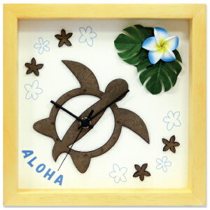 v Hawaiian Clock Honu/Flower-NA/Blue/|v uv EH[NbN CeA Ǌ|  Mtg v[g Vzj   킢 A[g STCY