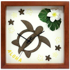 yI|Cg100obNzv Hawaiian Clock Honu/Flower-BR/Yellow/|v uv EH[NbN CeA Ǌ|  Mtg v[g Vzj   킢 A[g STC