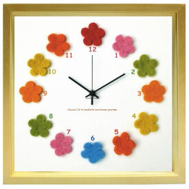 【スーパーSALE10％OFF】訳あり特価最大100%ポイントバック！限定抽選 時計 Felt Clock NA/掛け時計 置き時計 ウォールクロック インテリア 壁掛け 時刻 ギフト プレゼント 新築祝い おしゃれ 飾る かわいい アート Sサイズ