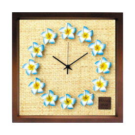 時計 FrangiPani Clock2 BL/BR/掛け時計 置き時計 ウォールクロック インテリア 壁掛け 時刻 ギフト プレゼント 新築祝い おしゃれ 飾る かわいい アート Sサイズ