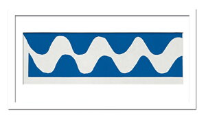 【抽選ポイント100%バック】名画・抽象画 Henri Matisse アンリ マティス La vague, 1952(ラヴァーグ、1952)/インテリア 額入り 額装込 風景画 油絵 ポスター アート アートパネル リビング 玄関 プレ