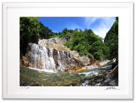 アートフォト 絵画 壁掛け 姥ヶ滝5/白山スーパー林道/インテリア 壁掛け 額入り 額装込 風景画 油絵 ポスター アート アートパネル リビング 玄関 プレゼント モダン アートフレーム おしゃれ 飾る Mサイズ